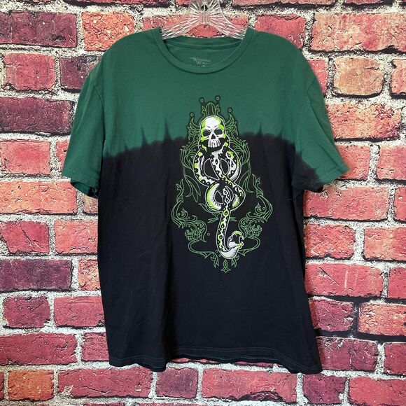 Other - Harry Potter Slytherin green and black tie dye t-shirt